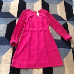 Brand new jcrew hot pink dress size 2